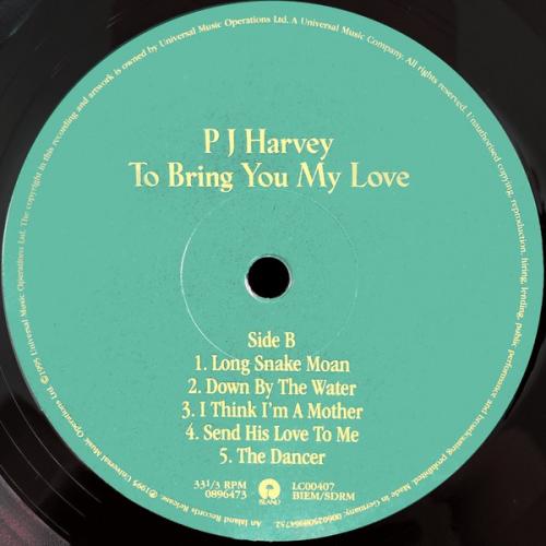Виниловая пластинка UMC PJ Harvey To Bring You My Love (2020 Reissue)