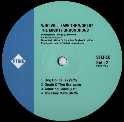 Виниловая пластинка Groundhogs - Who Will Save The World (Black Vinyl LP)