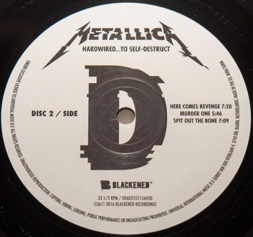 Виниловая пластинка Metallica, Hardwired...To Self-Destruct