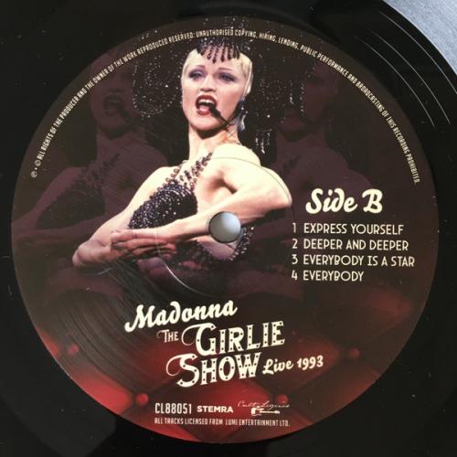 Виниловая пластинка MADONNA - THE GIRLIE SHOW LIVE 1993 (LP)