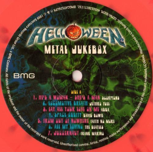 Виниловая пластинка HELLOWEEN - METAL JUKEBOX (RED & ORANGE SPLATTER LP)