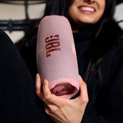 Портативная акустика JBL Charge 5 Pink (JBLCHARGE5PINK)