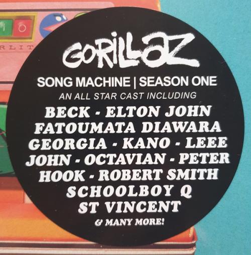 Виниловая пластинка Gorillaz — GORILLAZ PRESENTS SONG MACHINE, SEASON 1 (Black Vinyl)