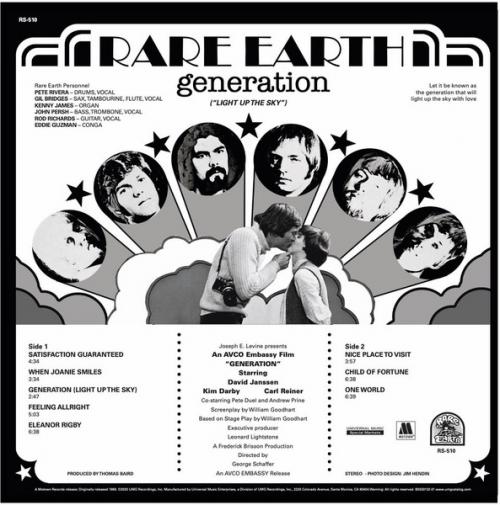 Виниловая пластинка Rare Earth - Generation (Coloured Vinyl LP)