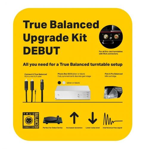 Набор для апгрейда Pro-Ject Upgrade Set Debut Balanced Black