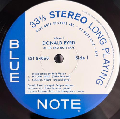 Виниловая пластинка Donald Byrd - At The Half Note Cafe (Tone Poet) (Black Vinyl LP)