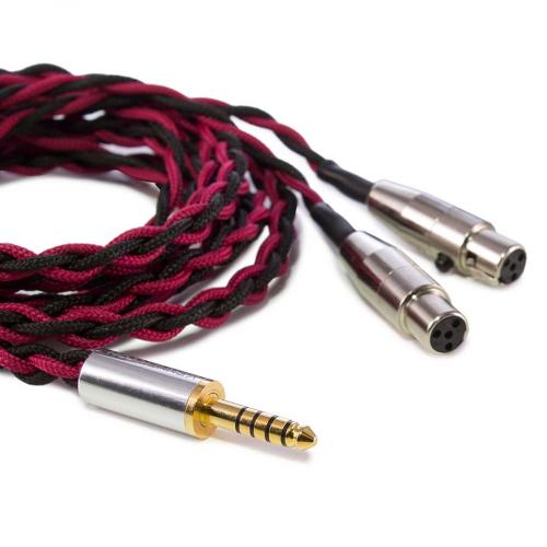Кабель для наушников Kennerton 2 x miniXLR / 4.4 мм TRRRS, Soviet Litz, Special Edition 1,5m
