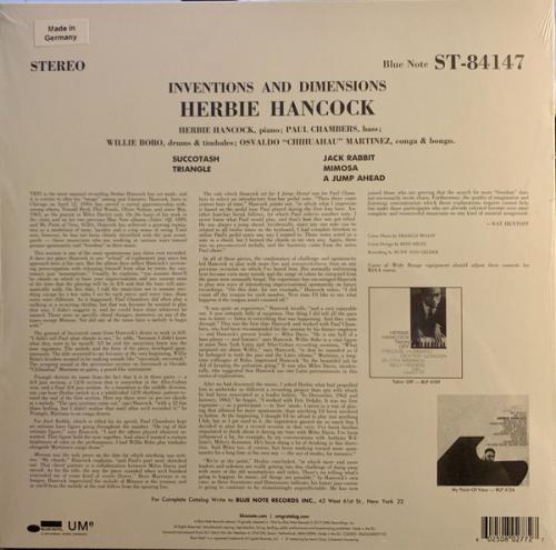 Виниловая пластинка Herbie Hancock, Inventions & Dimensions