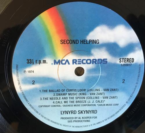 Виниловая пластинка Lynyrd Skynyrd, Second Helping