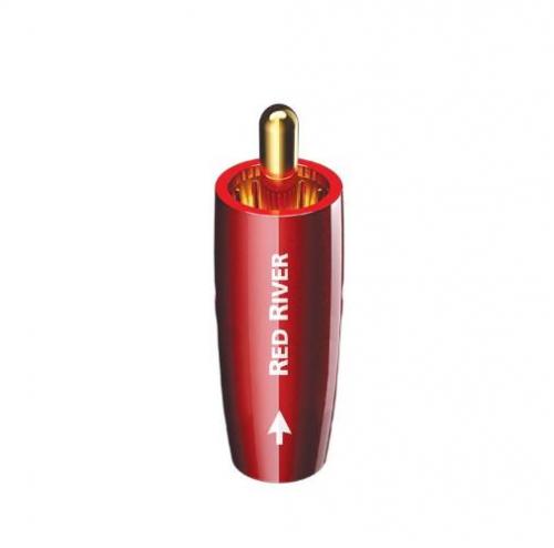 Кабель межблочный аудио AudioQuest Red River RCA-RCA, 0.5 м