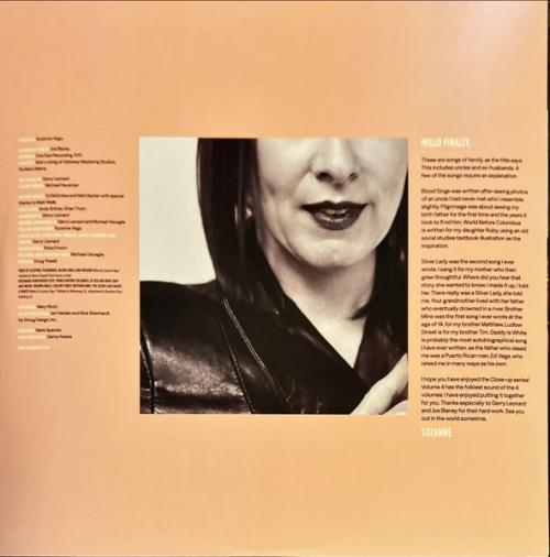 Виниловая пластинка Suzanne Vega - Songs Of Family (Black Vinyl LP)