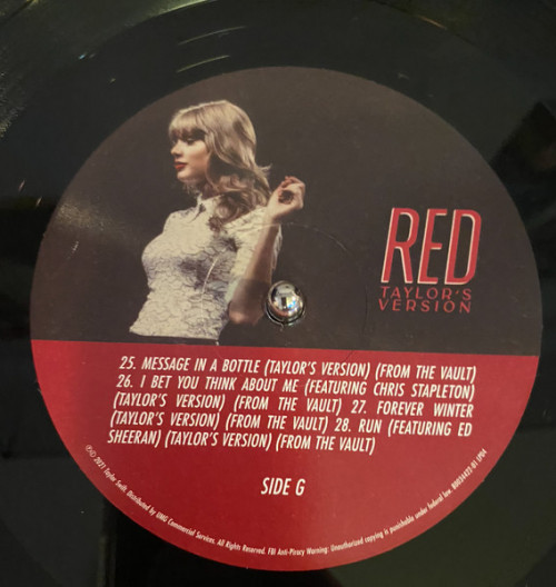 Виниловая пластинка Taylor Swift - Red (Taylor's Version) (Black Vinyl 4LP)