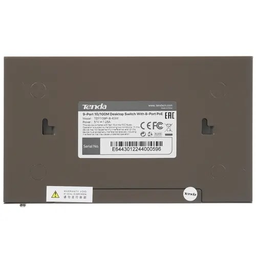 Коммутатор Tenda TEF1109P-8-63W