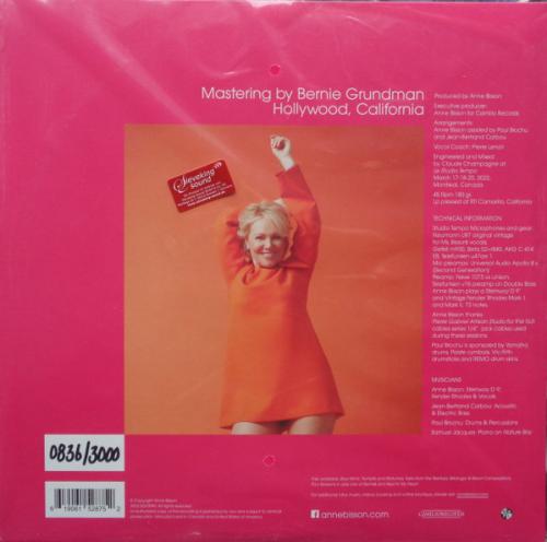 Виниловая пластинка Anne Bisson - Be My Lover (Audiophile Edition) (Limited Edition, Black Vinyl 2LP)