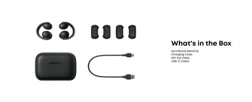 Наушники Soundcore AeroClip Midnight (Black)