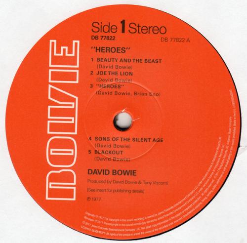 Виниловая пластинка PLG David Bowie Heroes (180 Gram/Remastered)