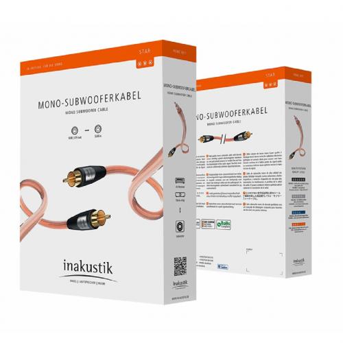 Кабель межблочный In-Akustik Star Audio Cable MonoSub, 2.0m #00308221