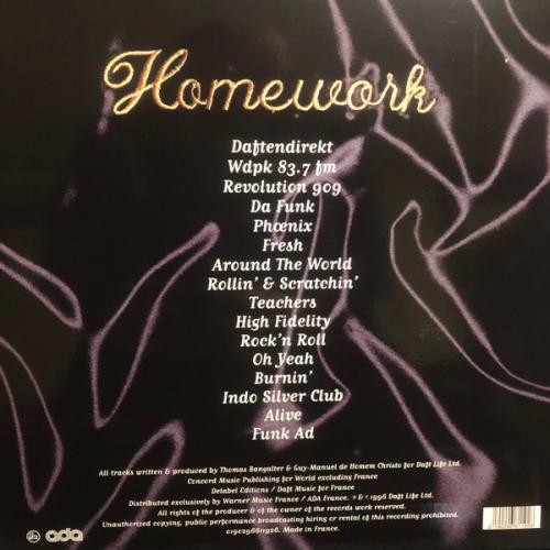 Виниловая пластинка Daft Punk - Homework (Black Vinyl 2LP)