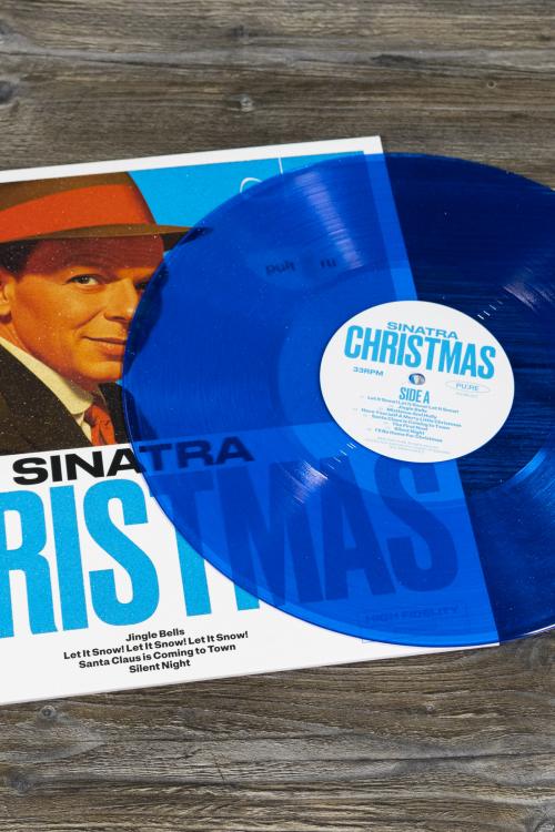 Виниловая пластинка Frank Sinatra - Christmas Sinatra (Transparent Blue Glitter Vinyl LP and Blue Glitter Cover Exclusive at Pult.ru)