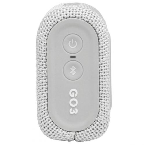 Портативная колонка JBL Go 3 White (JBLGO3WHT)