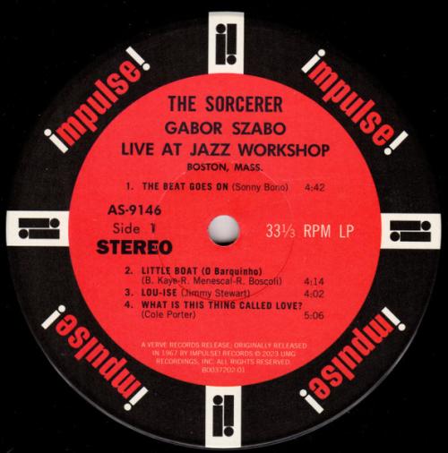 Виниловая пластинка Gabor Szabo - The Sorcerer (Black Vinyl LP)