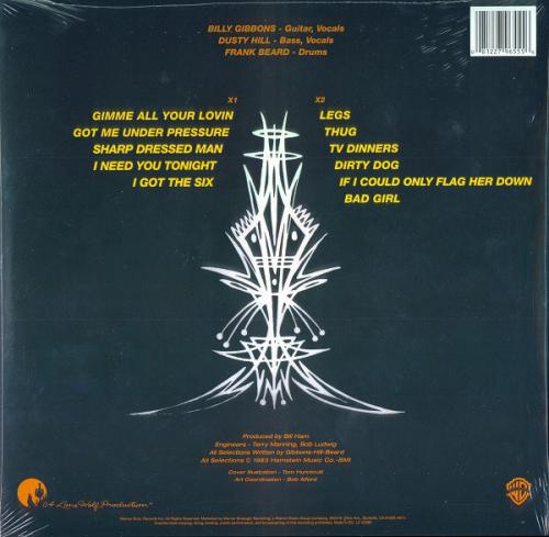Виниловая пластинка WM ZZ Top Eliminator (Black Vinyl)