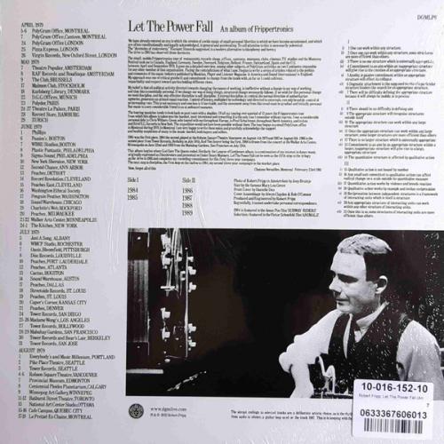 Виниловая пластинка Robert Fripp - Let The Power Fall (Black Vinyl LP)