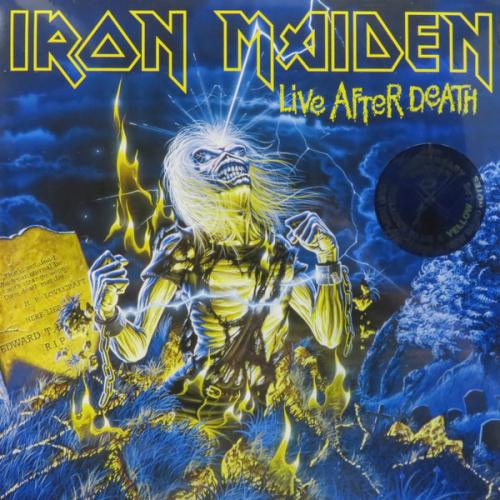 Виниловая пластинка Iron Maiden - Live After Death (Yellow & Blue Vinyl 2LP)