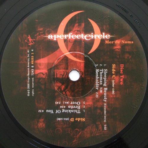 Виниловая пластинка A Perfect Circle, Mer De Noms