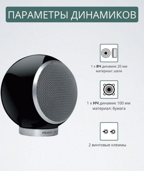 Полочная акустика Elipson Planet M 2.0 black