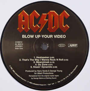 Виниловая пластинка AC/DC Blow up your video