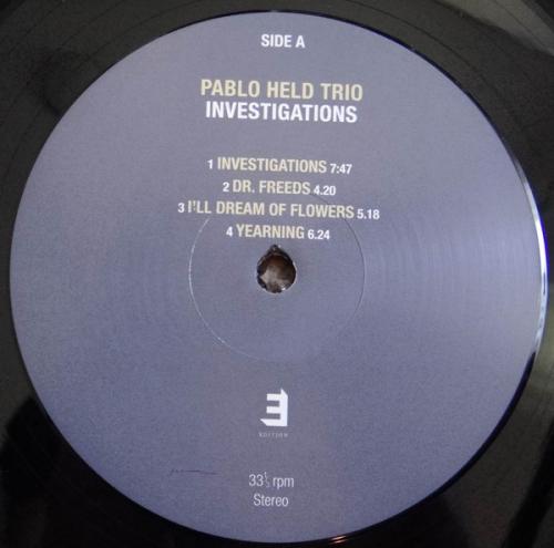 Виниловая пластинка Pablo Held - Investigations (Black Vinyl LP)