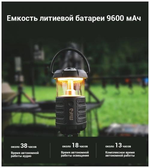 Беспроводная Outdoor колонка MIFA WildCamping Black