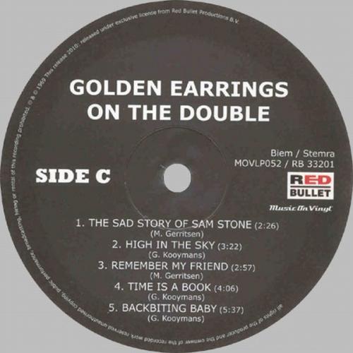 Виниловая пластинка GOLDEN EARRING - ON THE DOUBLE (2LP)