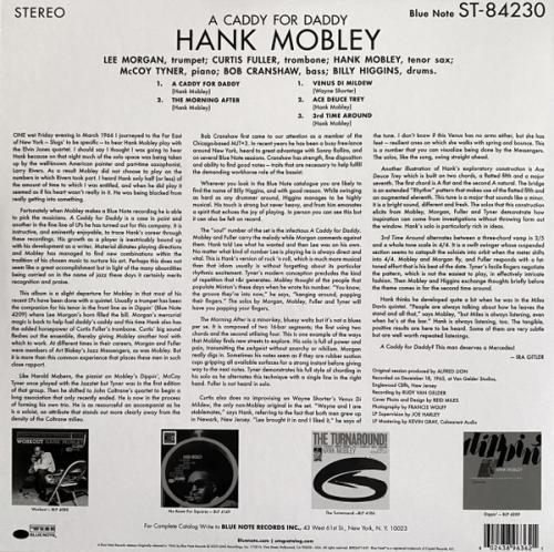 Виниловая пластинка Hank Mobley - A Caddy For Daddy (Tone Poet) (Black Vinyl LP)
