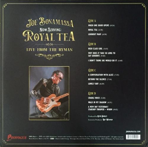 Виниловая пластинка Joe Bonamassa - Now Serving: Royal Tea Live From The Ryman (180 Gram Clear Vinyl 2LP)