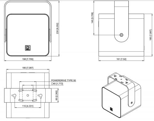 Всепогодная АС Audac VIRO5D/B