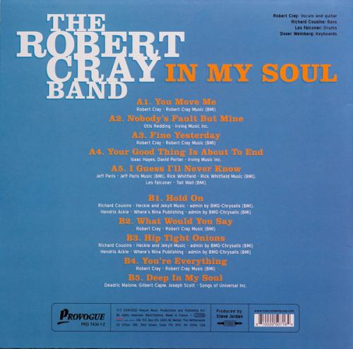 Виниловая пластинка Robert Cray - In My Soul (Coloured Vinyl LP)