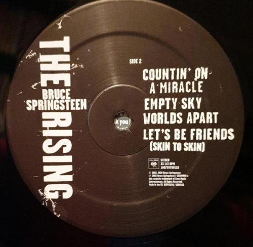 Виниловая пластинка Sony BRUCE SPRINGSTEEN, THE RISING (Black Vinyl)