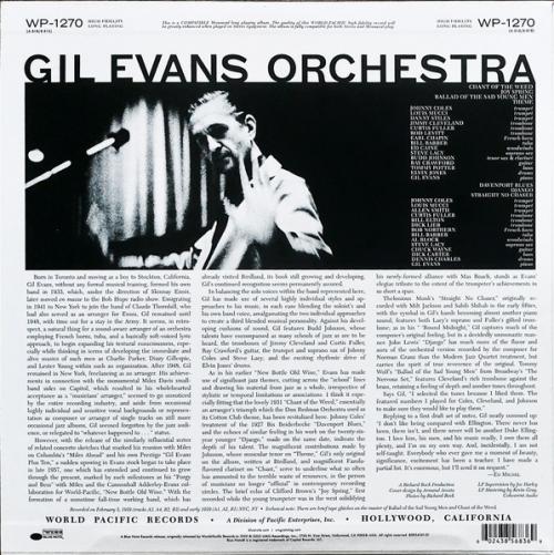 Виниловая пластинка Gil Evans - Great Jazz Standards (Tone Poet) (Black Vinyl LP)