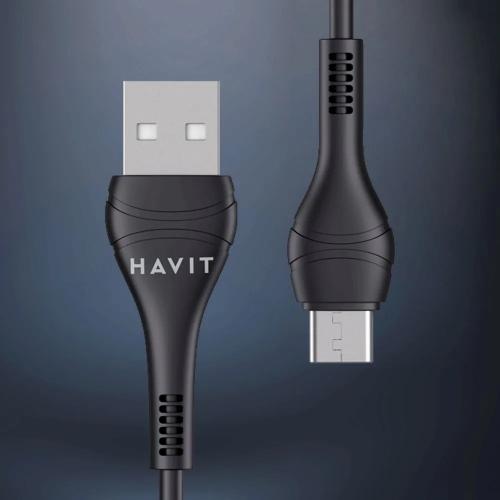 USB кабель HAVIT CB6161 USB-C - USB-A BK 1m