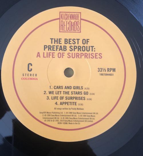 Виниловая пластинка Prefab Sprout, A Life Of Surprises - The Best Of (180 Gram Black Vinyl/Gatefold/Remastered)