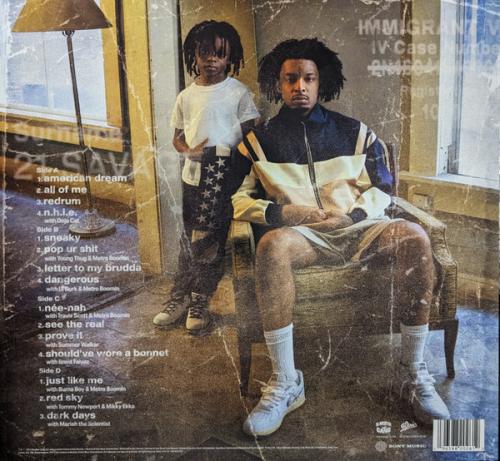 Виниловая пластинка 21 Savage - American Dream (Black Vinyl 2LP)