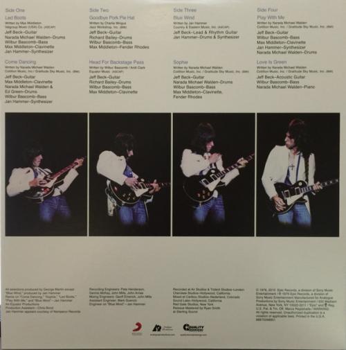 Виниловая пластинка Jeff Beck - Wired (Black Vinyl 2LP)