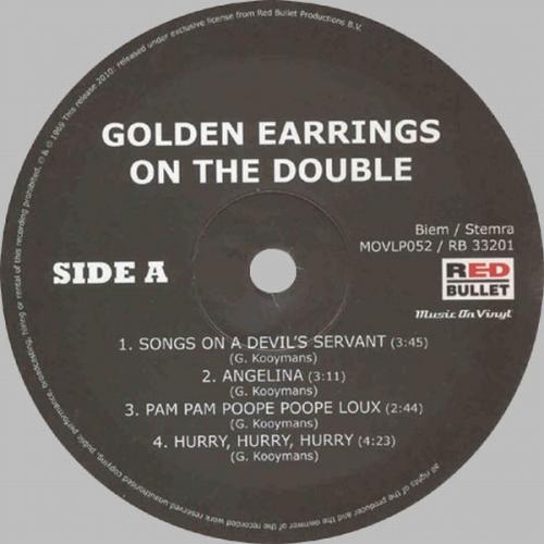 Виниловая пластинка GOLDEN EARRING - ON THE DOUBLE (2LP)
