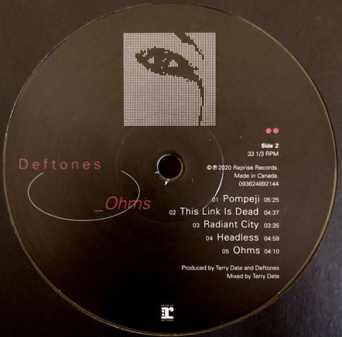Виниловая пластинка The Deftones - Ohms (Black Vinyll)