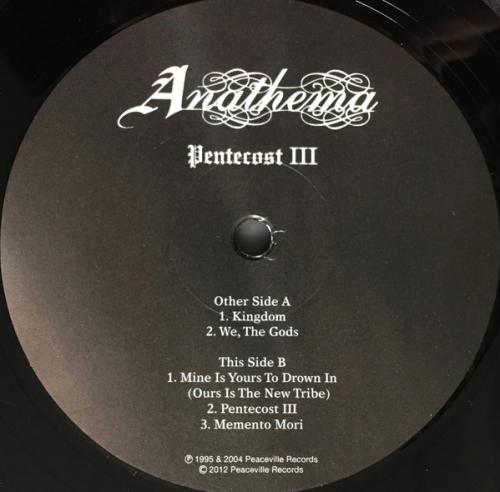Виниловая пластинка Anathema - Pentecost III EP (Black Vinyl LP)