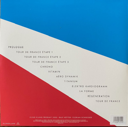 Виниловая пластинка Kraftwerk — TOUR DE FRANCE (Limited 180 Gram Translucent Red & Blue Vinyl/Booklet)
