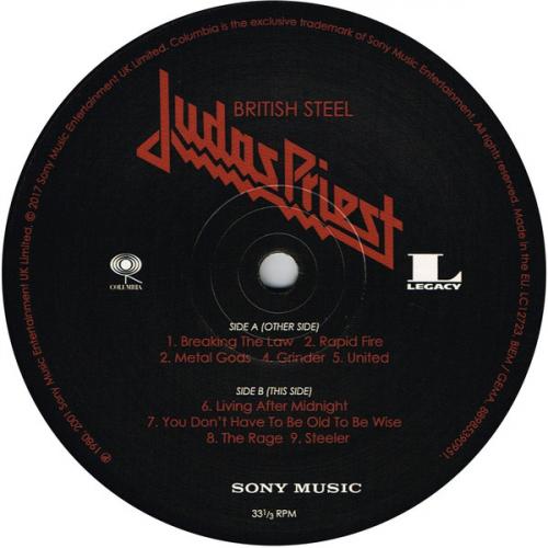 Виниловая пластинка Judas Priest BRITISH STEEL