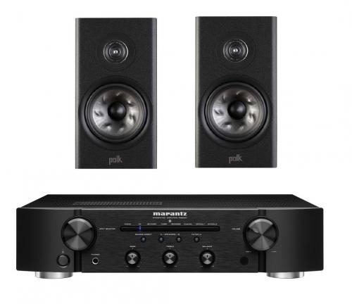 Стереокомплект Marantz PM6007 + Polk Audio Reserve R200 black